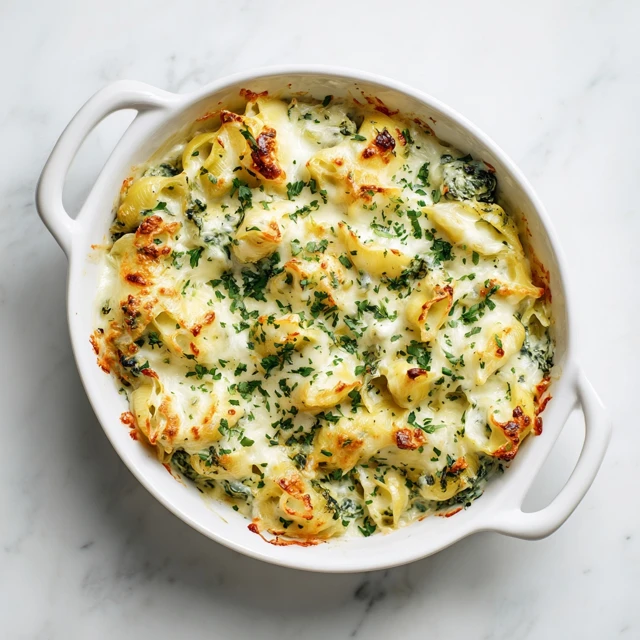 Creamy Spinach Pasta Bake Recipe – Cheesy, Comforting, and Delicious