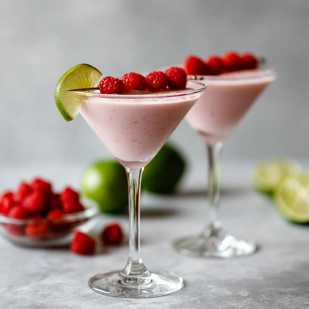 Creamy Raspberry Cheesecake Martini 🍸