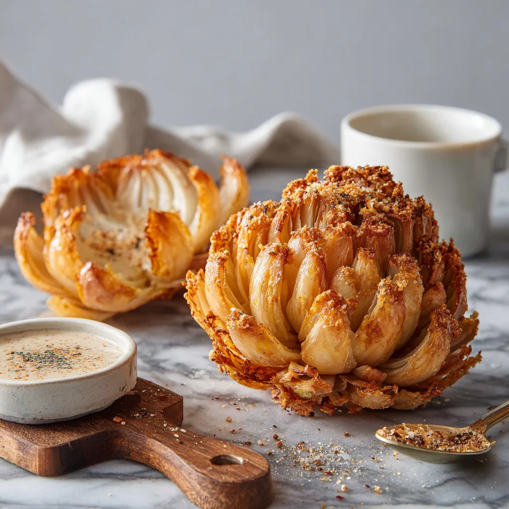 Crispy Homemade Blooming Onion 🧅✨