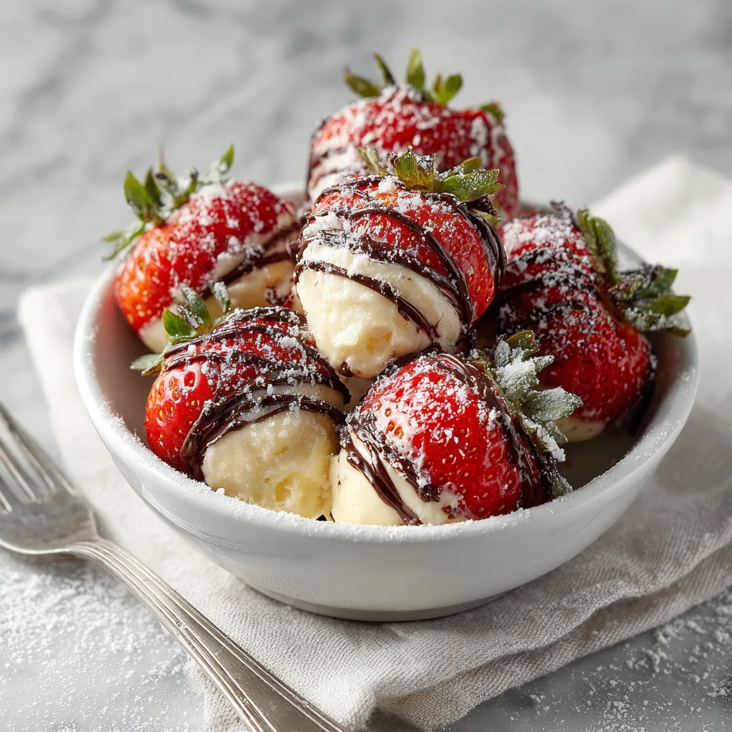 Easy Cheesecake Stuffed Strawberries Recipe 🍓🍫