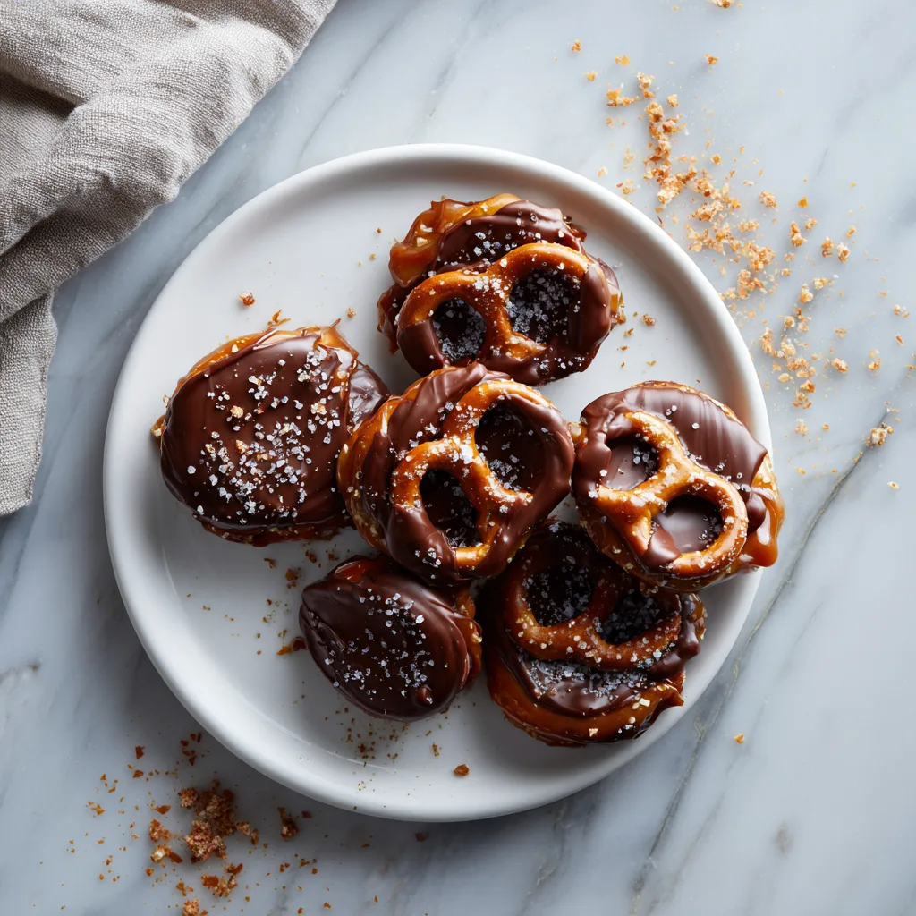 5-Ingredient Salted Caramel Pretzel Turtles 🐢