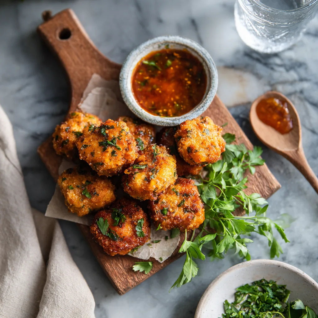 Crispy Bang Bang Salmon Bites (15 Minute Recipe) 🌶️
