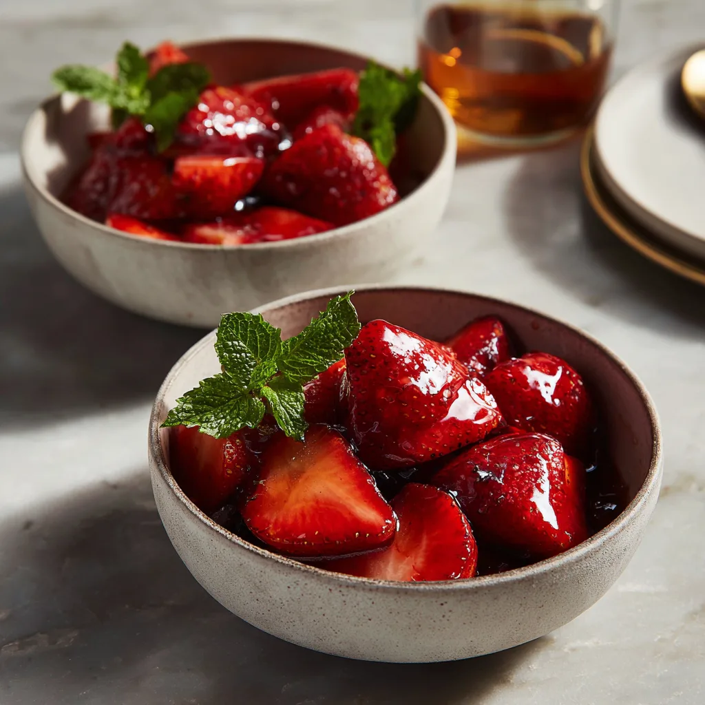 Boozy Rum-Soaked Strawberries: The Perfect Adult Dessert