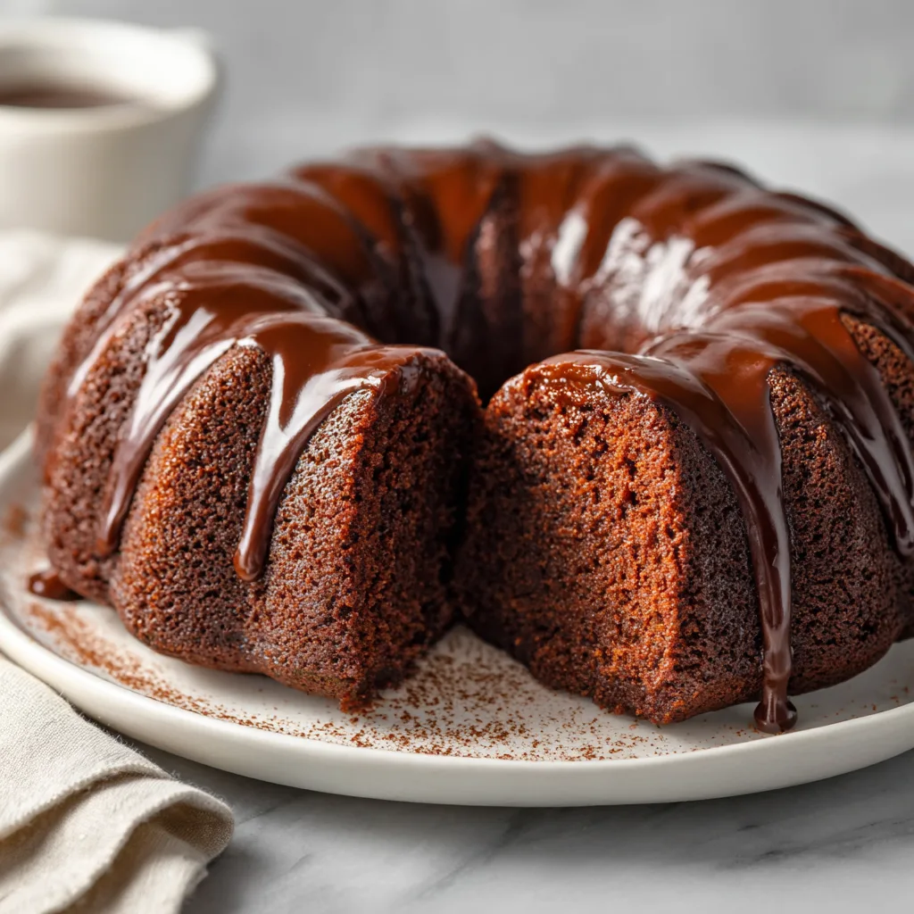 Moist Dr. Pepper Bundt Cake Recipe – Rich, Chocolatey & Irresistible