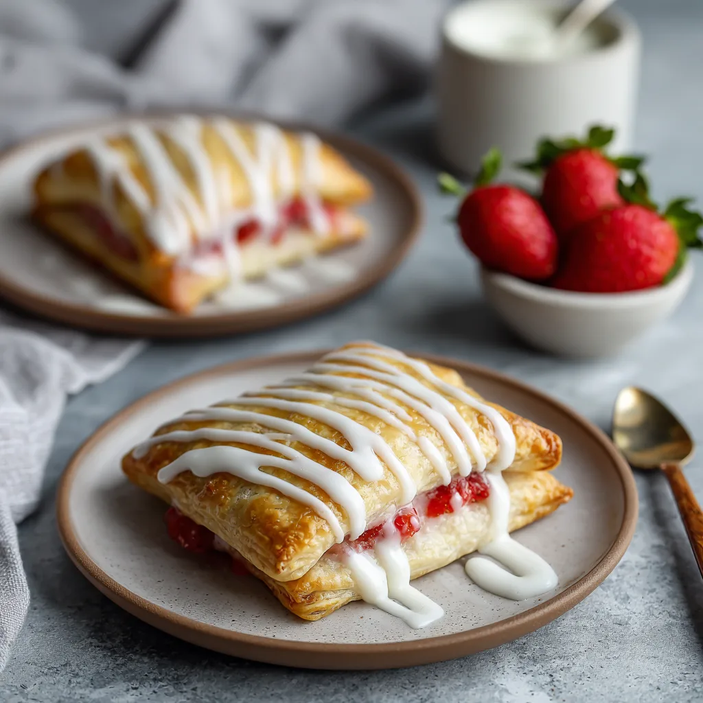 Homemade Toaster Strudels 🍓✨
