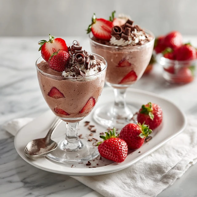 Strawberry Chocolate Mousse Parfait Recipe | Elegant No-Bake Dessert