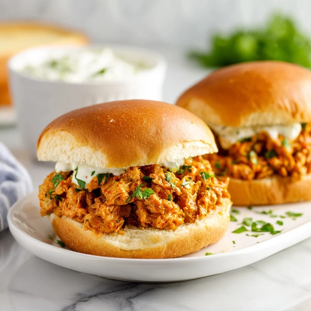 Zesty Cajun Chicken Sloppy Joes With Creamy Sauce