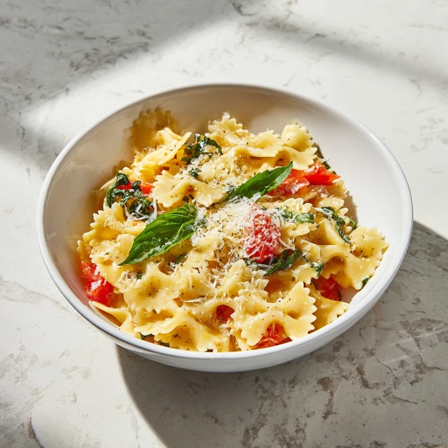 Tomato Spinach Farfalle Pasta – Fresh, Light, and Perfect for Weeknights