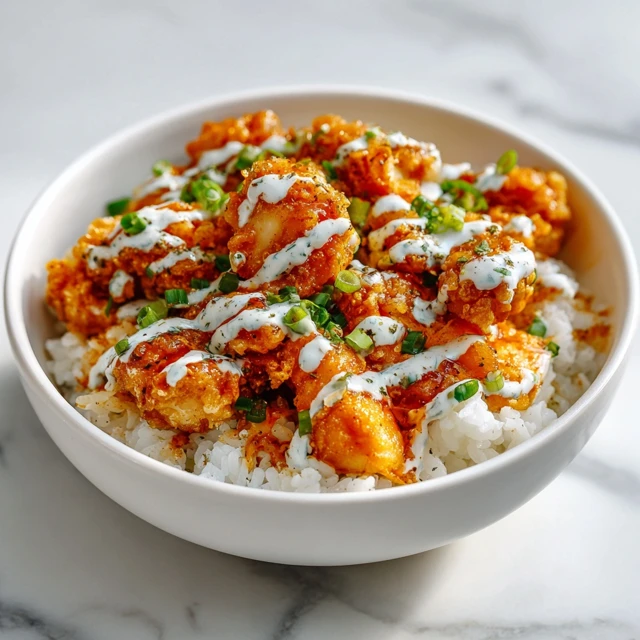 Crispy Buffalo Chicken Rice Bowls – The Ultimate Spicy Comfort Meal