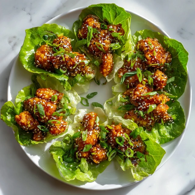 Crispy Sweet Chili Chicken Lettuce Wraps: The Perfect Crunchy & Fresh Bite