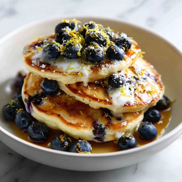Lemon Blueberry Ricotta Pancakes – The Ultimate Fluffy Brunch Favorite