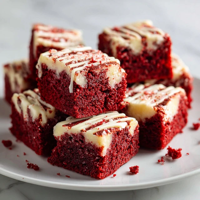 Red Velvet Brownies – Rich, Fudgy & Perfectly Vibrant