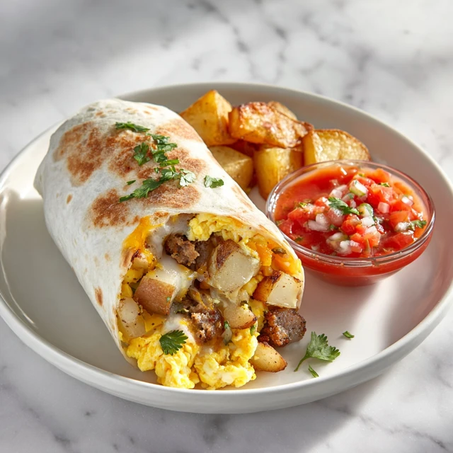 Loaded Breakfast Burrito Wrap: The Ultimate Hearty Morning Meal