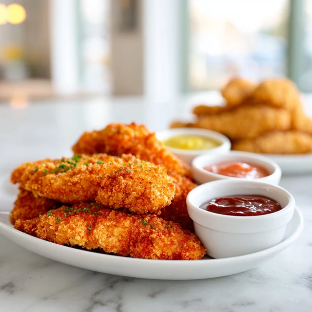Buffalo Chicken Tenders – Crispy, Spicy, and Irresistibly Juicy