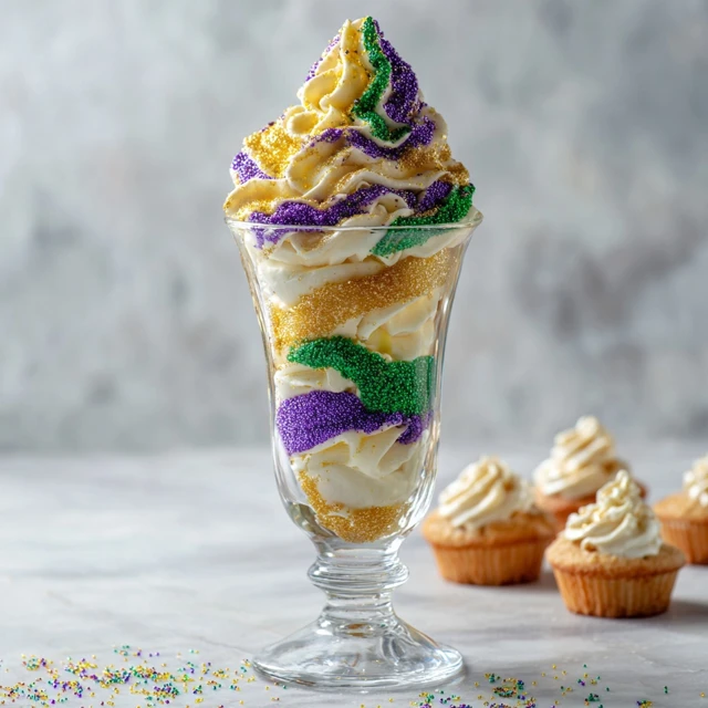 Mardi Gras King Cake Cupcakes – A Festive Celebration Dessert
