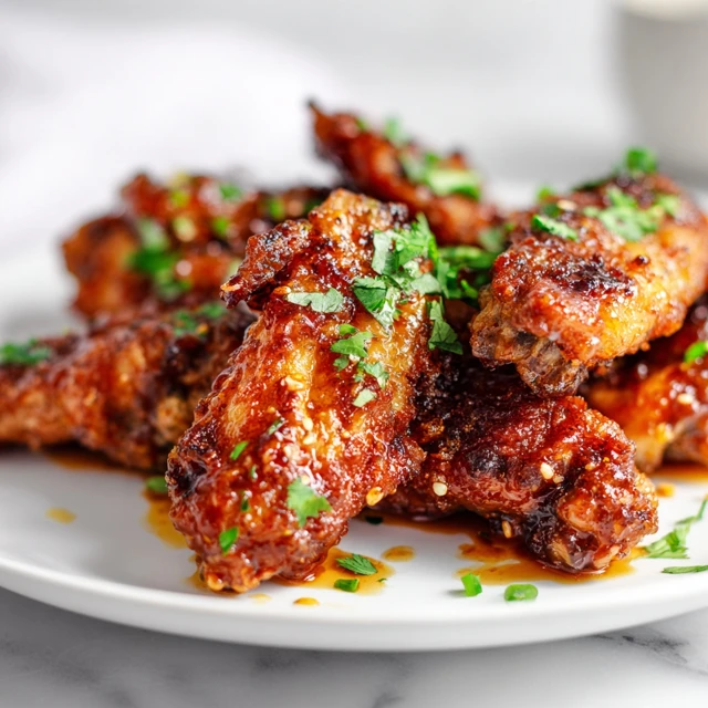 Crispy Honey Sriracha Chicken Wings – The Ultimate Sweet & Spicy Crowd Favorite