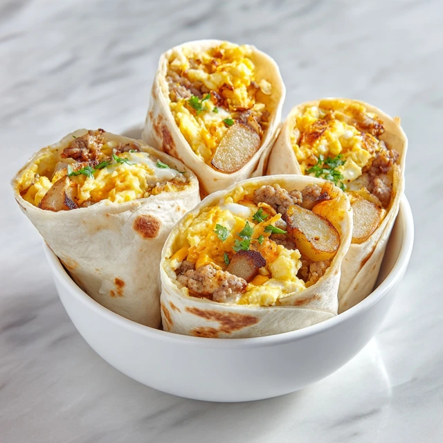 Loaded Breakfast Burrito Wraps – The Ultimate Hearty Morning Meal
