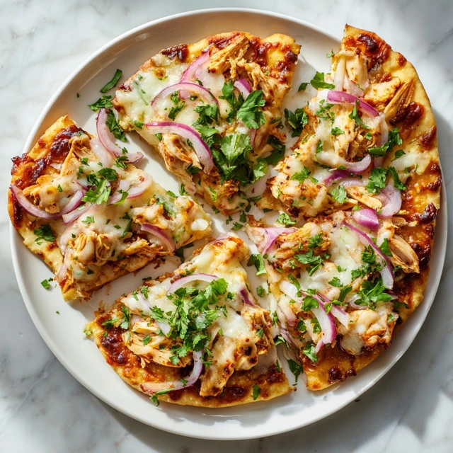 BBQ Chicken Flatbread Pizza – Quick, Cheesy & Packed with Flavor
