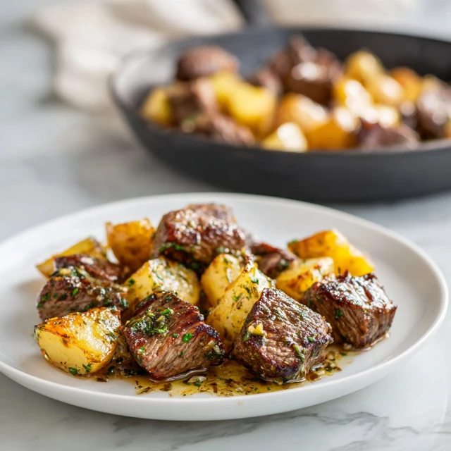 Garlic Butter Steak Bites with Potatoes: The Ultimate One-Pan Comfort Meal