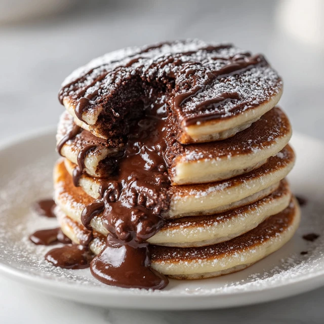 Chocolate Lava Pancake Stack: The Ultimate Gooey Breakfast Dessert
