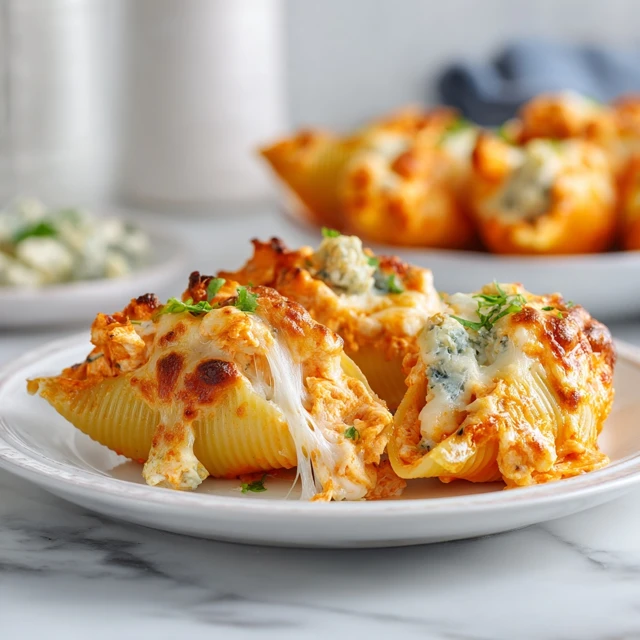 Buffalo Chicken Stuffed Shells: The Ultimate Cheesy Spicy Comfort Bake