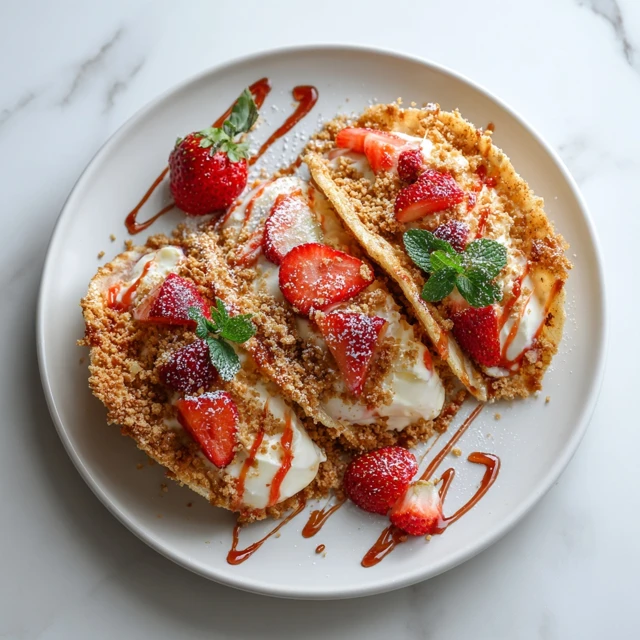Strawberry Crunch Cheesecake Pancake Tacos: A Viral Dessert You’ll Love