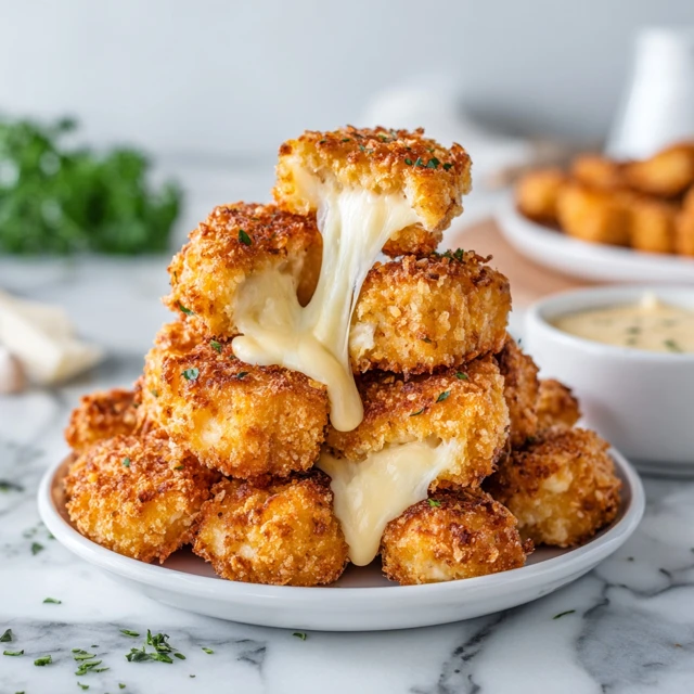 Pretzel Crusted Mac & Cheese Stuffed Chicken Bites – Crispy, Cheesy Comfort Bombs