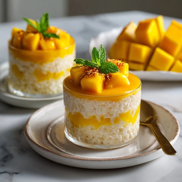 Mango Sticky Rice Dessert Cups: A Tropical Classic Made Easy