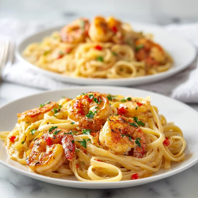 Spicy Cajun Shrimp Alfredo Pasta: Creamy, Bold & Irresistible