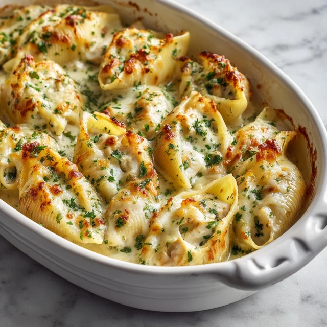 Creamy Garlic Chicken Stuffed Shells: The Ultimate Comfort Food Bake