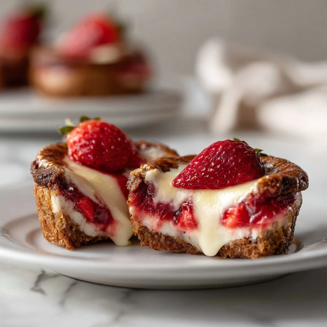 Strawberry Cheesecake Pretzel Crust Lava Cake: The Ultimate Sweet-Salty Dessert Experience