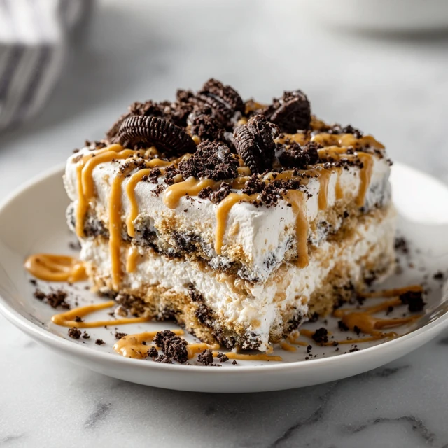 No-Bake Oreo Peanut Butter Icebox Cake – The Ultimate Easy Layered Dessert