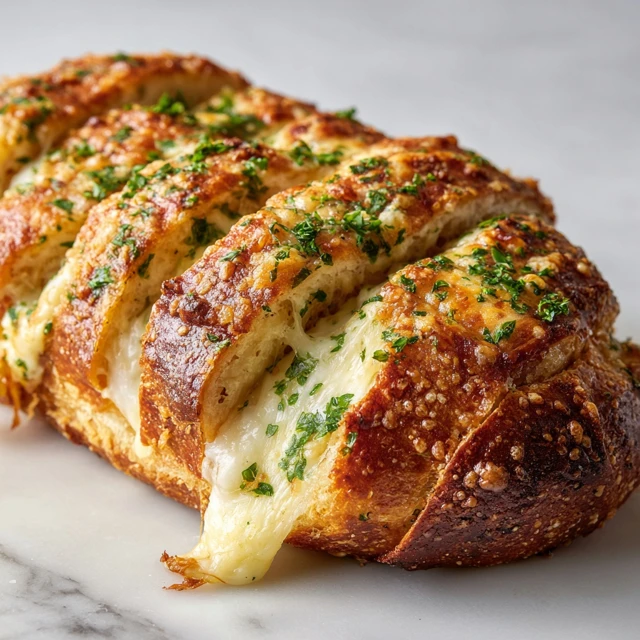 Triple Cheese Garlic Butter Grilled Cheese Stuffed Pretzel Stromboli