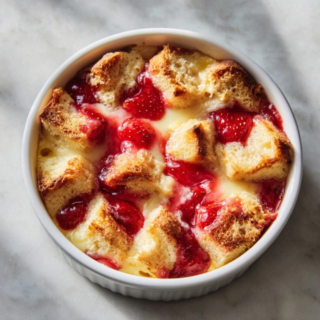 Strawberry Vanilla Cream French Toast Bake Cups – Cozy, Creamy Brunch Perfection
