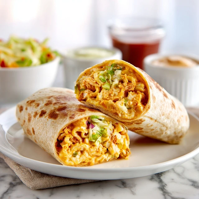 Crispy Buffalo Chicken Mac & Cheese Wrap: The Ultimate Comfort Food Fusion