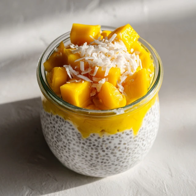 Mango Coconut Chia Pudding – A Creamy, Healthy & Tropical Treat