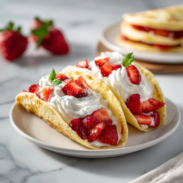 Strawberry Shortcake Pancake Tacos – The Ultimate Sweet Brunch Delight
