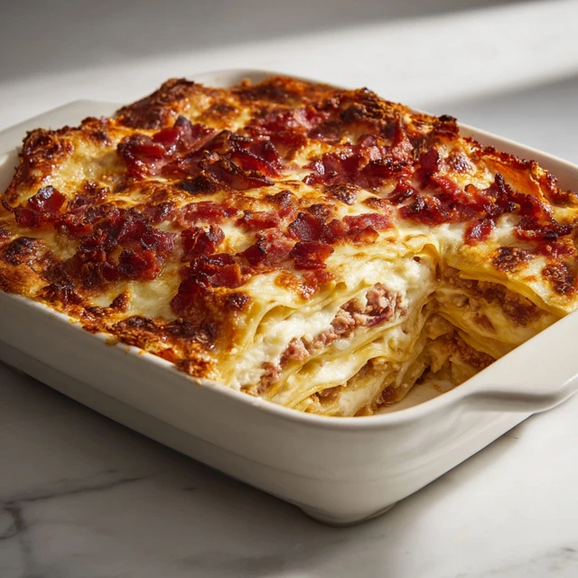 Parmesan Garlic Bacon Cheeseburger Lasagna: The Ultimate Comfort Food Mashup