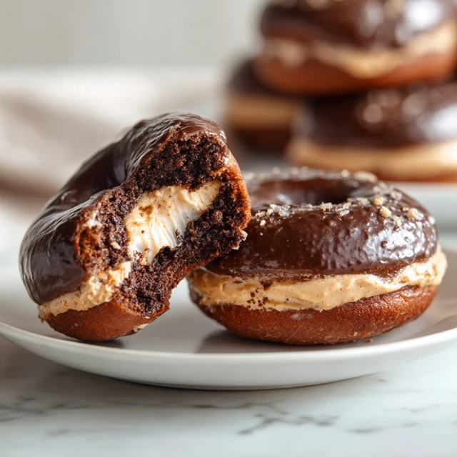 Chocolate Peanut Butter Stuffed Donuts – The Ultimate Indulgent Treat